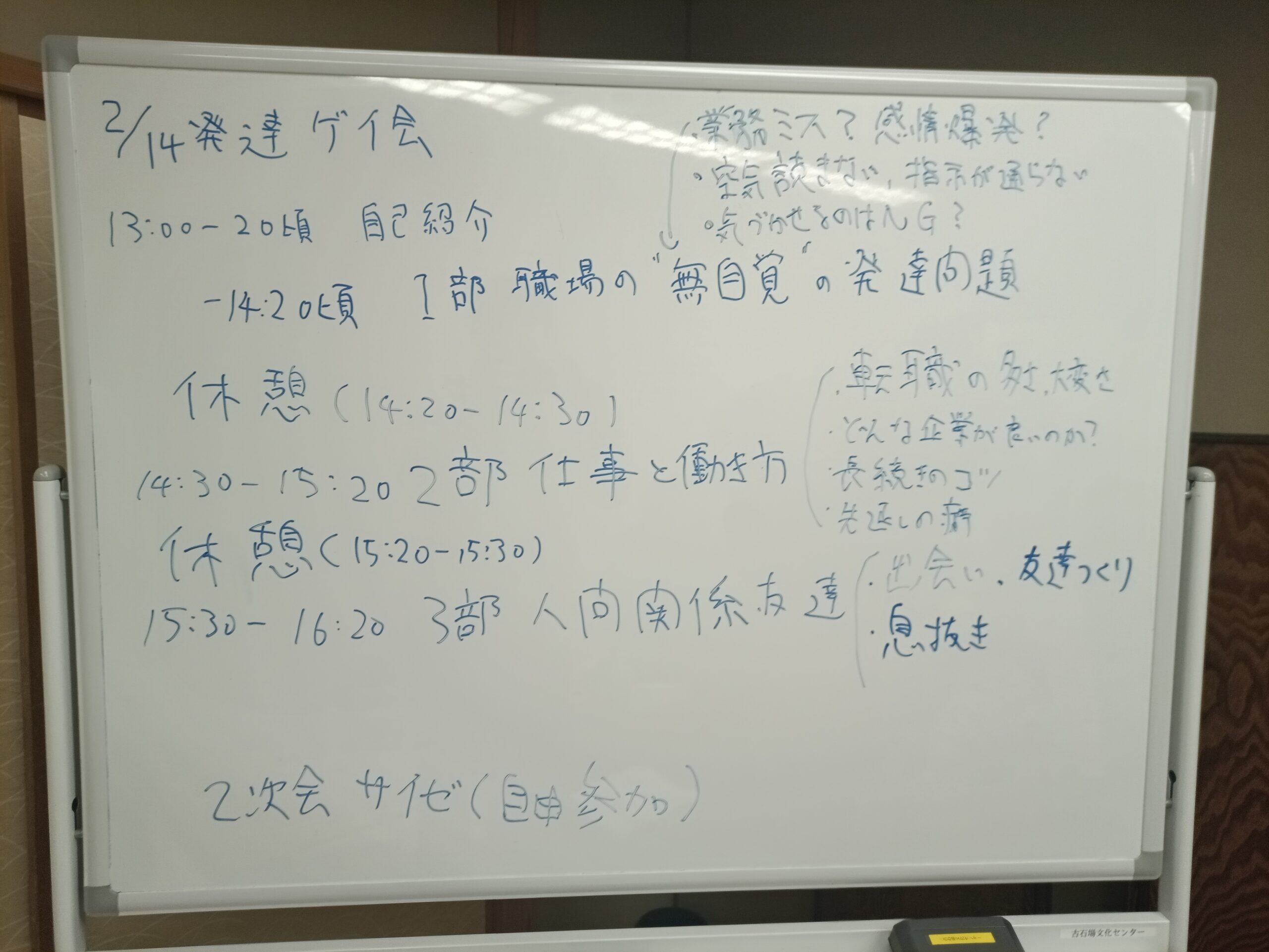 発達ゲイ会開催報告