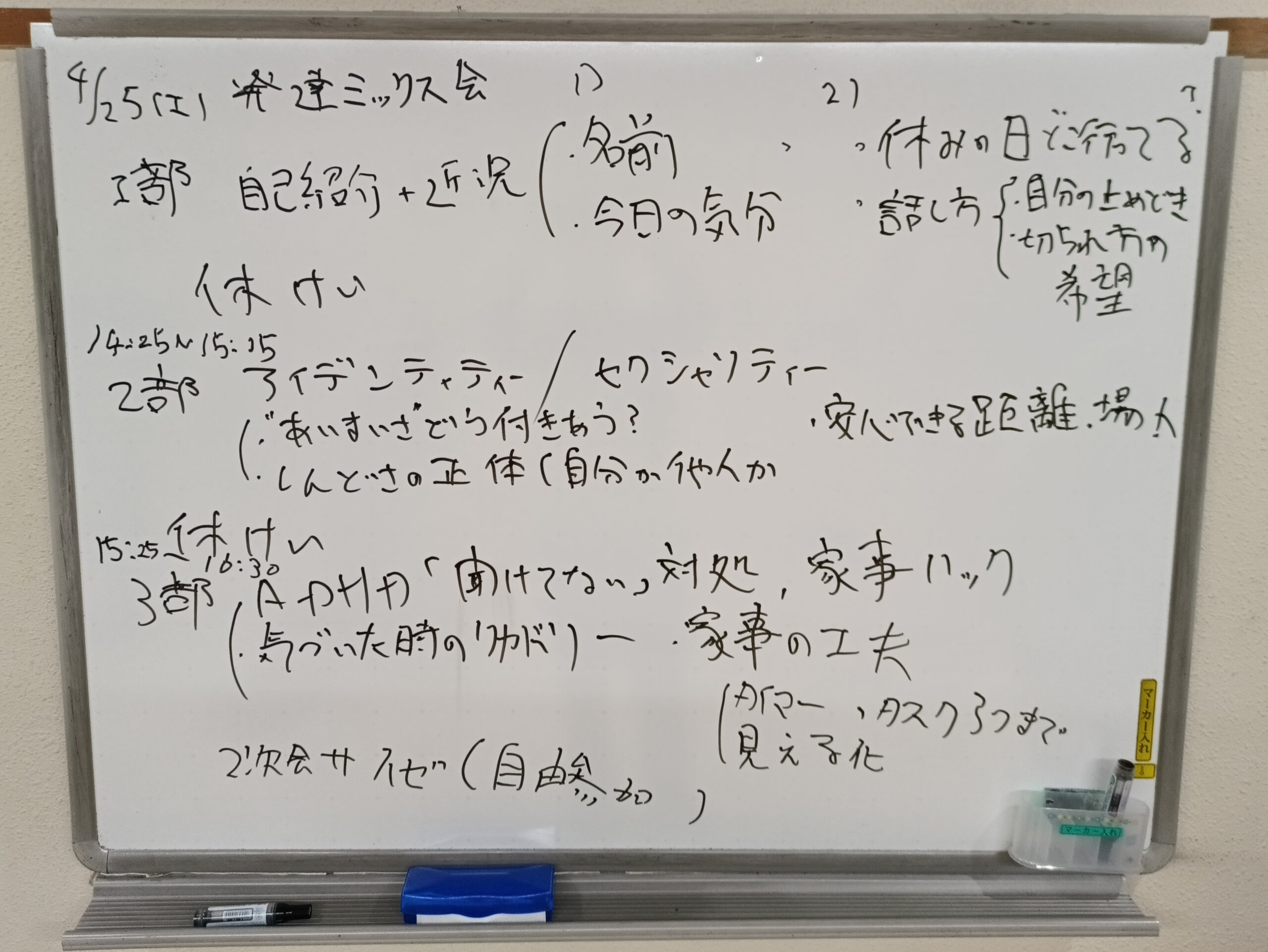 発達×MIX会です。
