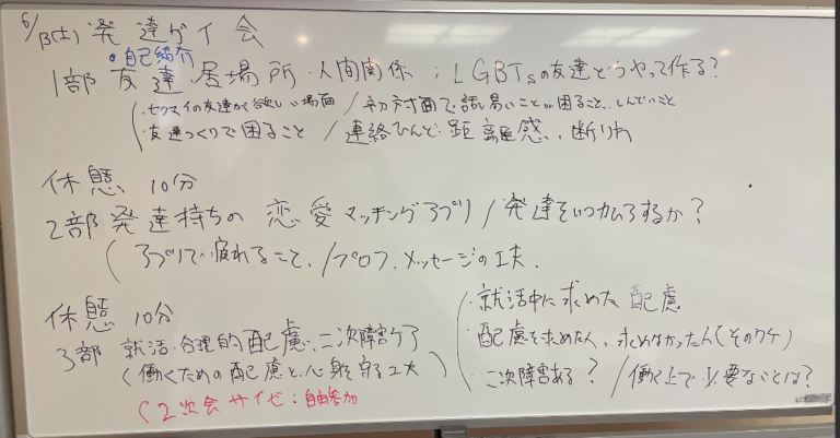2026年6月発達ゲイ会の画像