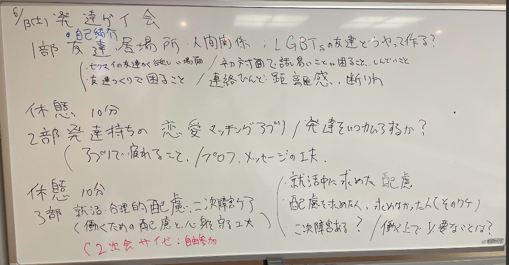 ウェルカム通信　12号｜発達ゲイ会　開催報告