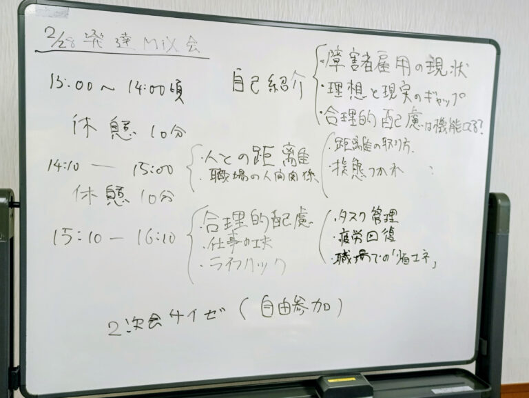 発達ミックス会2026年2月28日に開催しました。
